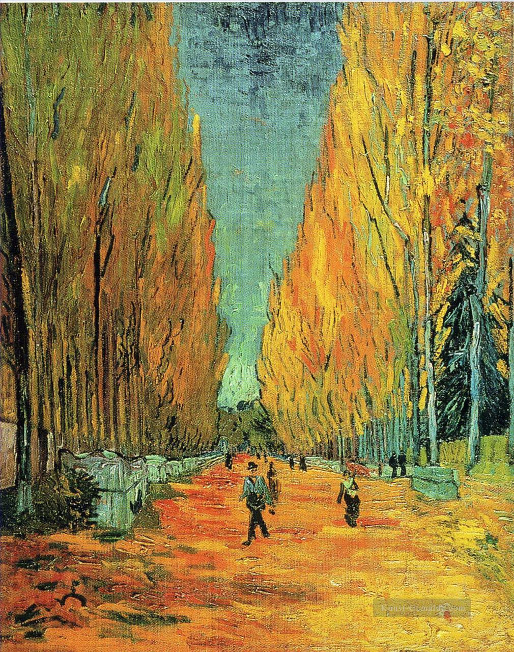 Alychamps Vincent van Gogh Wald Ölgemälde